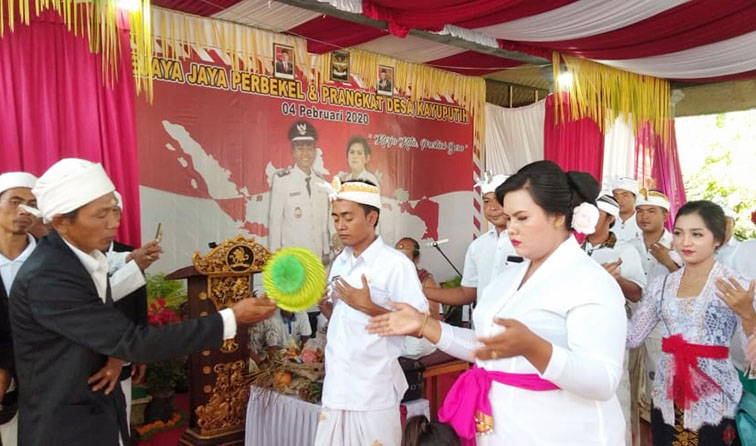 slogan pariwisata bali Dilantik Jadi Perbekel Gede Gelgel Ariawan Gelar Upacara 