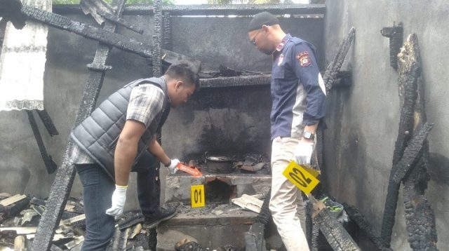 dapur terbakar