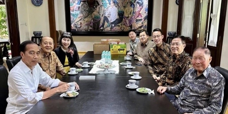 Jokowi receives Lippo group family at home, not an ordinary gathering