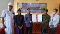 bupati satria tanda tangani dtw dengan adat sakti.