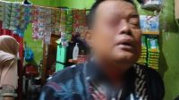 Pedagang korban kekerasan oleh pria tak dikenal. (ist)